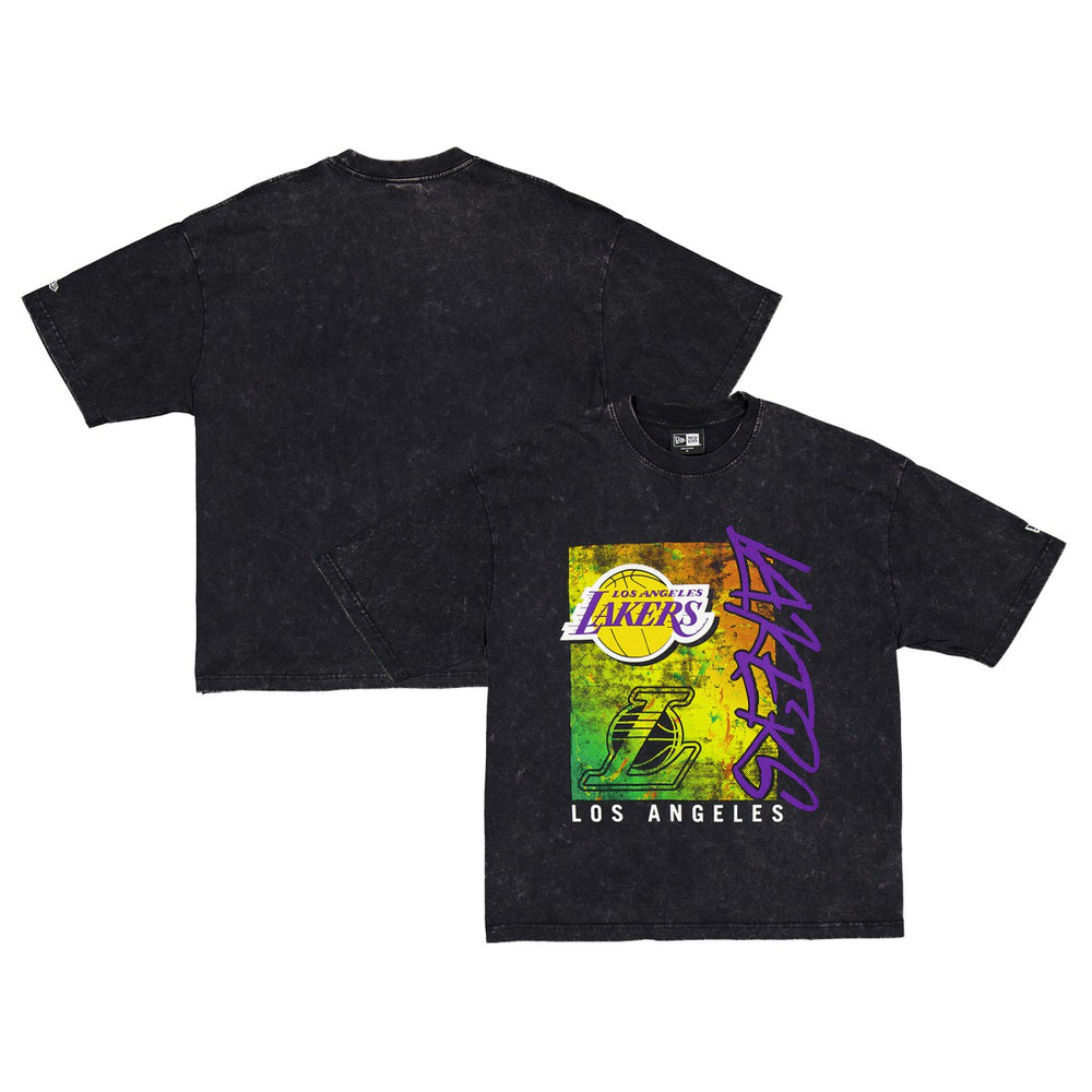 Los Angeles Lakers Sport Classics Enzyme Washed T-Shirt Black