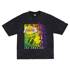 Los Angeles Lakers Sport Classics Enzyme Washed T-Shirt Black