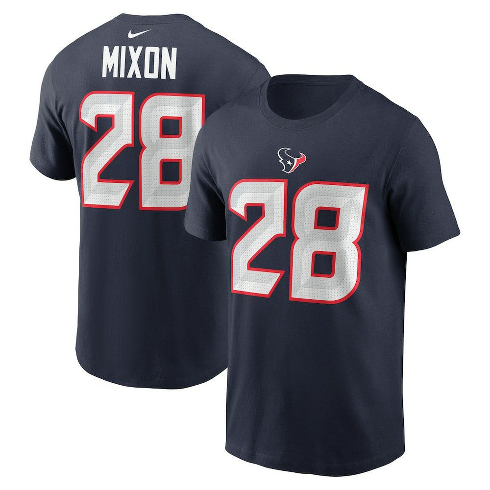 Joe Mixon Houston Texans Player Name & Number T-Shirt Navy