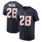 Joe Mixon Houston Texans Player Name & Number T-Shirt Navy