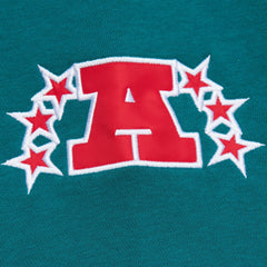 Miami Dolphins All Over 4.0 Vintage Logo Pullover Sweatshirt Heather Gray