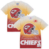 Kansas City Chiefs Team Burst Vintage Logo T-Shirt White