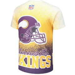 Minnesota Vikings Team Burst Vintage Logo T-Shirt White