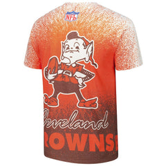 Cleveland Browns Team Burst Vintage Logo T-Shirt White