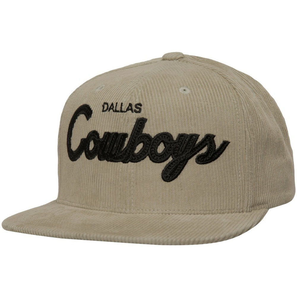 Dallas Cowboys Cord Snapback Hat Tan