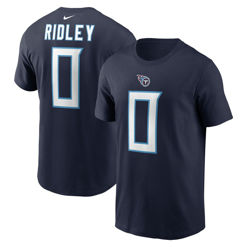 Calvin Ridley Tennessee Titans Player Name & Number T-Shirt Navy
