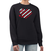 NHL New Jersey Devils G-III 4Her by Carl Banks Women's Heart Graphic Pullover Sweatshirt - Black