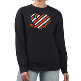 NHL Philadelphia Flyers G-III 4Her by Carl Banks Women's Heart Graphic Pullover Sweatshirt - Black