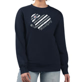 NHL Winnipeg Jets G-III 4Her by Carl Banks Women's Heart Graphic Pullover Sweatshirt - Navy