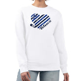NHL St. Louis Blues G-III 4Her by Carl Banks Women's Heart Graphic Pullover Sweatshirt - White