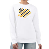 NHL Boston Bruins G-III 4Her by Carl Banks Women's Heart Graphic Pullover Sweatshirt - White