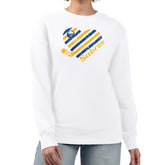 NHL Buffalo Sabres G-III 4Her by Carl Banks Women's Heart Graphic Pullover Sweatshirt - White