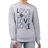NHL Florida Panthers G-III 4Her by Carl Banks Women's Lots Of Love Team Logo Graphic Pullover Sweatshirt - Heather Gray