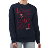 NHL Florida Panthers G-III 4Her by Carl Banks Women's Lots Of Love Team Logo Graphic Pullover Sweatshirt - Navy