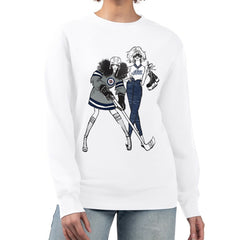 NHL Winnipeg Jets G-III 4Her by Carl Banks Women's Hockey Girls Team Graphic Fleece Pullover Sweatshirt - White