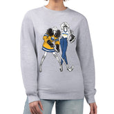 NHL Buffalo Sabres G-III 4Her by Carl Banks Women's Hockey Girls Team Graphic Fleece Pullover Sweatshirt - Heather Gray