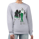 NHL Dallas Stars G-III 4Her by Carl Banks Women's Hockey Girls Team Graphic Fleece Pullover Sweatshirt - Heather Gray