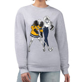 NHL Nashville Predators G-III 4Her by Carl Banks Women's Hockey Girls Team Graphic Fleece Pullover Sweatshirt - Heather Gray