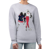 NHL Washington Capitals G-III 4Her by Carl Banks Women's Hockey Girls Team Graphic Fleece Pullover Sweatshirt - Heather Gray