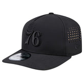 Philadelphia 76ers Vented 9FIFTY A-Frame Snapback Hat Black