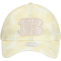 Cincinnati Bengals New Era Women's Frond 9TWENTY Adjustable Hat Cream