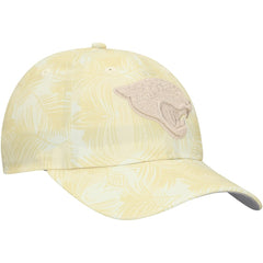 Jacksonville Jaguars New Era Women's Frond 9TWENTY Adjustable Hat Cream