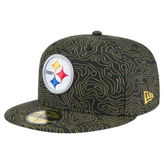 Pittsburgh Steelers New Era Geo 59FIFTY Fitted Hat Black