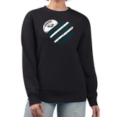 Philadelphia Eagles G-III 4Her by Carl Banks Women's Heart Graphic Fleece Pullover Sweatshirt Black
