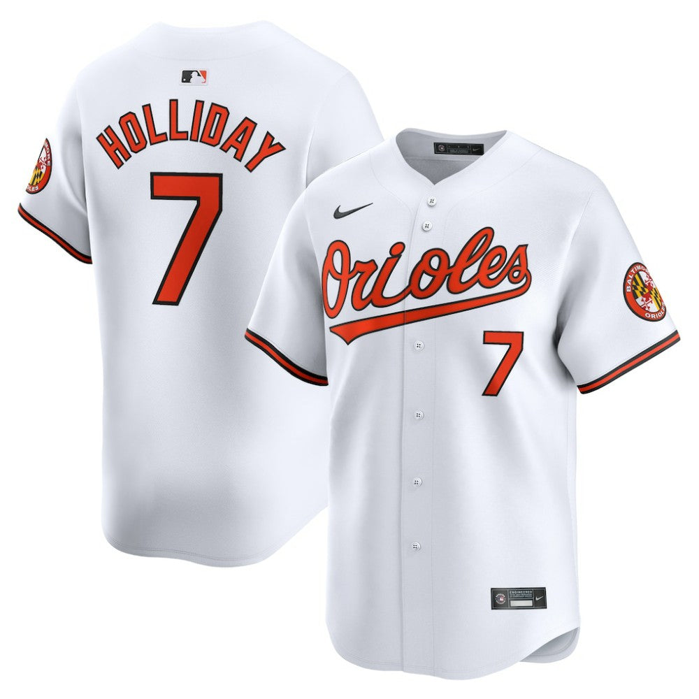 MLB Jackson Holliday Baltimore Orioles Nike Home Limited Player Jersey - White