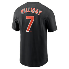 Jackson Holliday Baltimore Orioles Nike Youth Name & Number T-Shirt - Black T-shirts