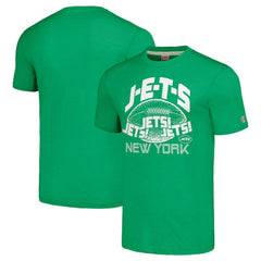 New York Jets Homage Unisex J-E-T-S Tri-Blend T-Shirt Green