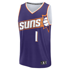 NBA Devin Booker Phoenix Suns Fast Break Replica Player Jersey - Icon Edition - Purple
