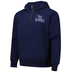 Tennessee Titans Dunbrooke Unisex Defender Quarter-Zip Hoodie Navy