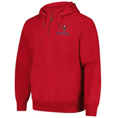 Tampa Bay Buccaneers Dunbrooke Unisex Defender Quarter-Zip Hoodie Red