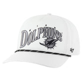 Miami Dolphins '47 Wave Speckle Hitch Rope Adjustable Hat White
