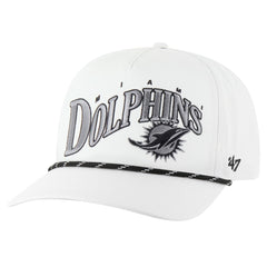 Miami Dolphins '47 Wave Speckle Hitch Rope Adjustable Hat White