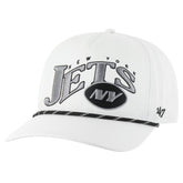 New York Jets '47 Wave Speckle Hitch Rope Adjustable Hat White