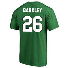 Saquon Barkley Philadelphia Eagles Big & Tall Player Name & Number T-Shirt Kelly Green