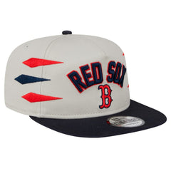 Boston Red Sox New Era Iron Golfer Snapback Hat - Cream Hats