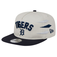 Detroit Tigers New Era Iron Golfer Snapback Hat - Cream Hats