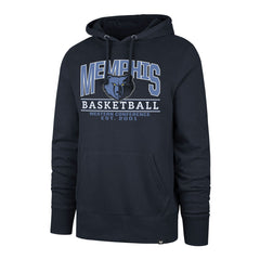 Memphis Grizzlies '47 Unisex Good Call Headline Pullover Hoodie Navy