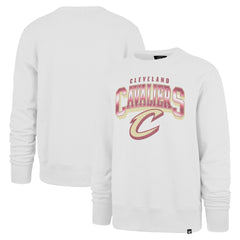 Cleveland Cavaliers '47 Spotlight Headline Pullover Sweatshirt White