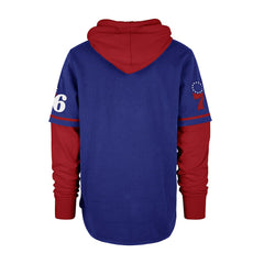 Philadelphia 76ers '47 Trifecta Shortstop Pullover Hoodie Royal