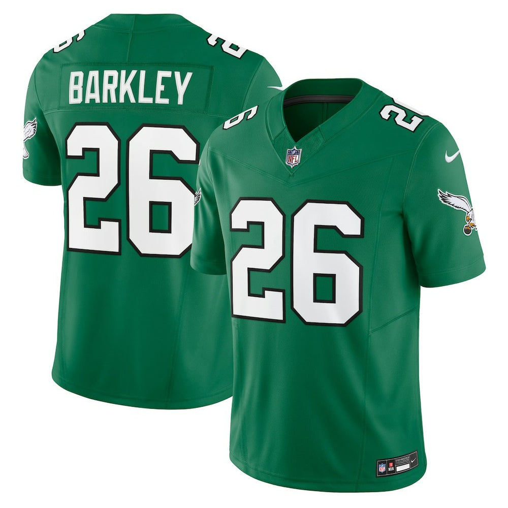 NFL Saquon Barkley Philadelphia Eagles Alternate Vapor F.U.S.E. Limited Jersey - Kelly Green