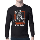 NHL Philadelphia Flyers Starter Player Grid Long Sleeve T-Shirt - Black