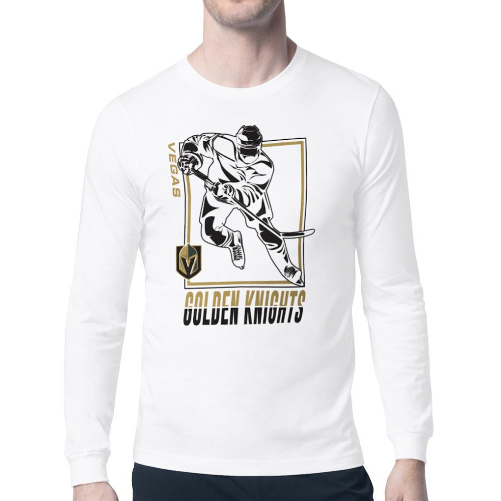 NHL Vegas Golden Knights Starter Player Grid Long Sleeve T-Shirt - White
