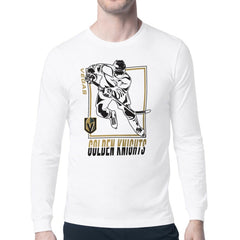 NHL Vegas Golden Knights Starter Player Grid Long Sleeve T-Shirt - White