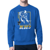 NHL St. Louis Blues Starter Player Grid Fleece Pullover Sweatshirt - Blue