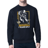 NHL Nashville Predators Starter Player Grid Fleece Pullover Sweatshirt - Navy