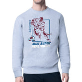 NHL Colorado Avalanche Starter Player Grid Fleece Pullover Sweatshirt - Heather Gray